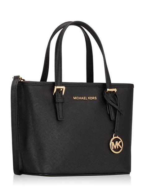 nwt michael kors saffiano jet set travel micro stud|Michael Kors.